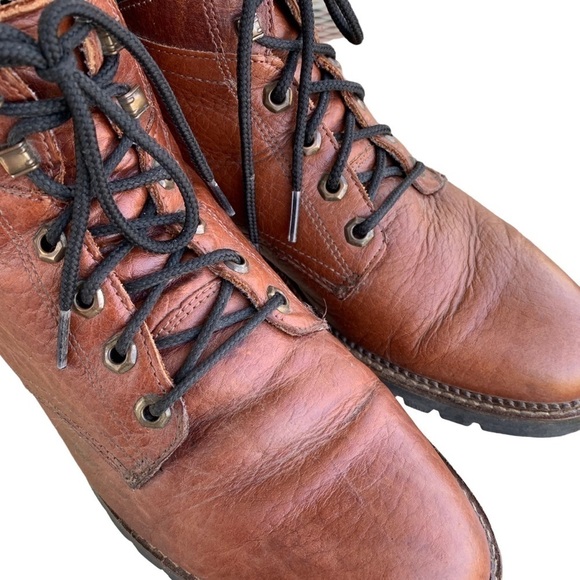 H.S. Trask Mens Brown Leather Ankle Lace Up Chukka Boots Size 10 M Made in USA main image 6